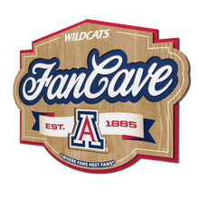 Arizona Wildcats 3D Fan Cave Wood Sign