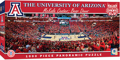 Arizona Wildcats Basketball Panoramic Puzzle