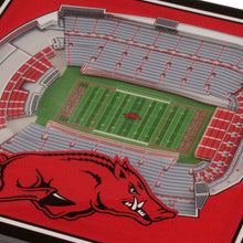 Arkansas Razorbacks 3D StadiumViews Coaster Set