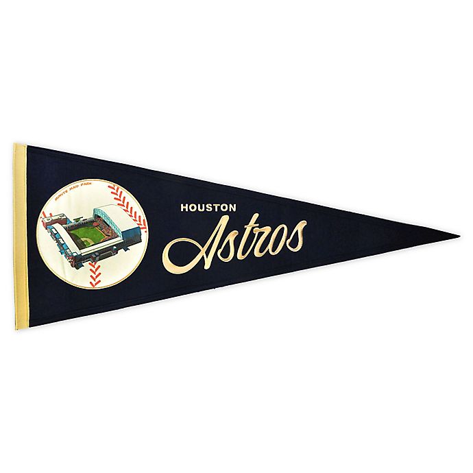 Houston Astros Vintage Ballpark Wool Traditions Pennant