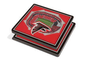 Atlanta Falcons 3D StadiumViews Coaster Set