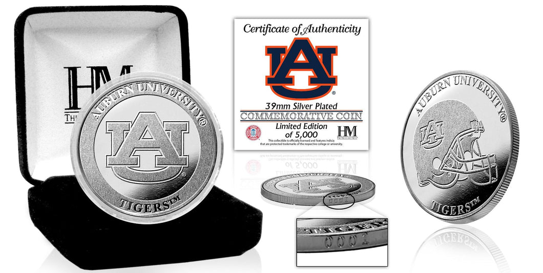 Auburn Tigers Silver Mint Coin