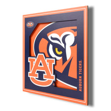 Auburn Tigers 3D Logo Series Wall Art - 12"x12"