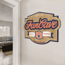 Auburn Tigers 3D Fan Cave Wood Sign