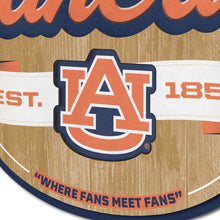 Auburn Tigers 3D Fan Cave Wood Sign
