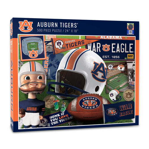 Auburn Tigers Retro Series Puzzle