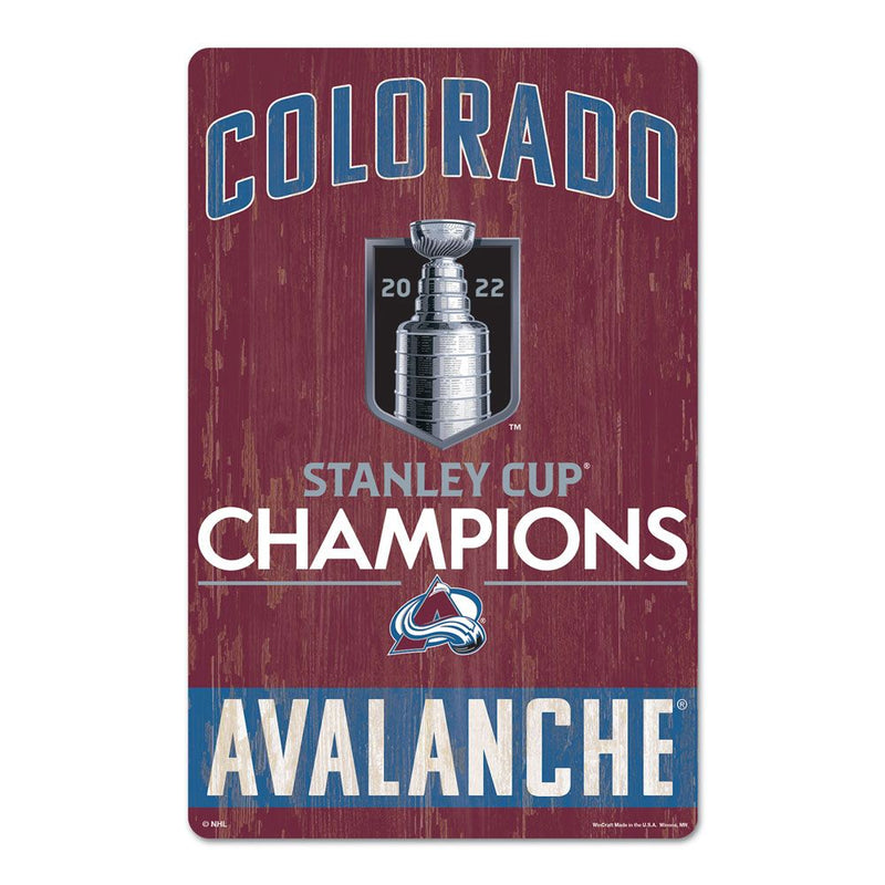 WinCraft Colorado Avalanche 2022 Stanley Cup Champions Mini Goalie Stick