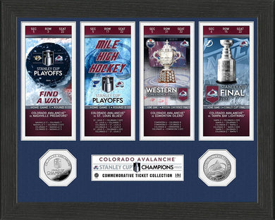 Colorado Avalanche 2022 Stanley Cup Champions Ticket Collection