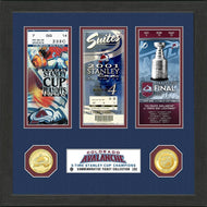 Colorado Avalanche 3x Stanley Cup Champions Ticket Collection