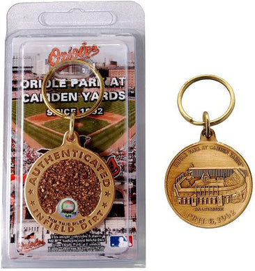 baltimore orioles camden yards game used keychain