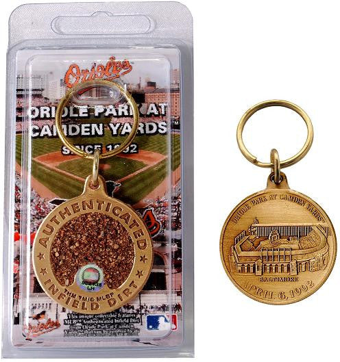 baltimore orioles camden yards game used keychain