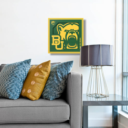 Baylor Bears 3D Logo Series Wall Art - 12