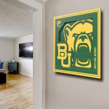 Baylor Bears 3D Logo Series Wall Art - 12"x12"