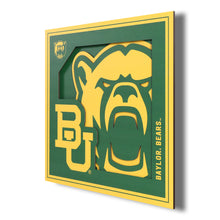 Baylor Bears 3D Logo Series Wall Art - 12"x12"