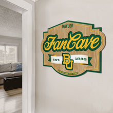 Baylor Bears 3D Fan Cave Wood Sign