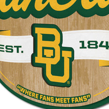 Baylor Bears 3D Fan Cave Wood Sign