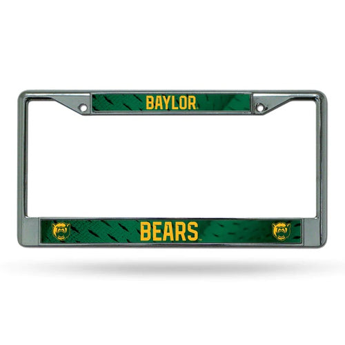 Baylor Bears Chrome License Plate Frame