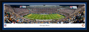 Chicago Bears Soldier Field Night Game Panoramic Picture