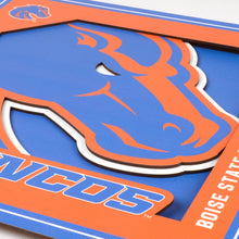 Boise State Broncos 3D Logo Series Wall Art - 12"x12"