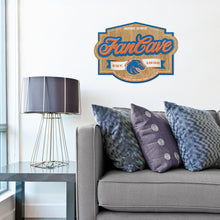 Boise State Broncos 3D Fan Cave Wood Sign