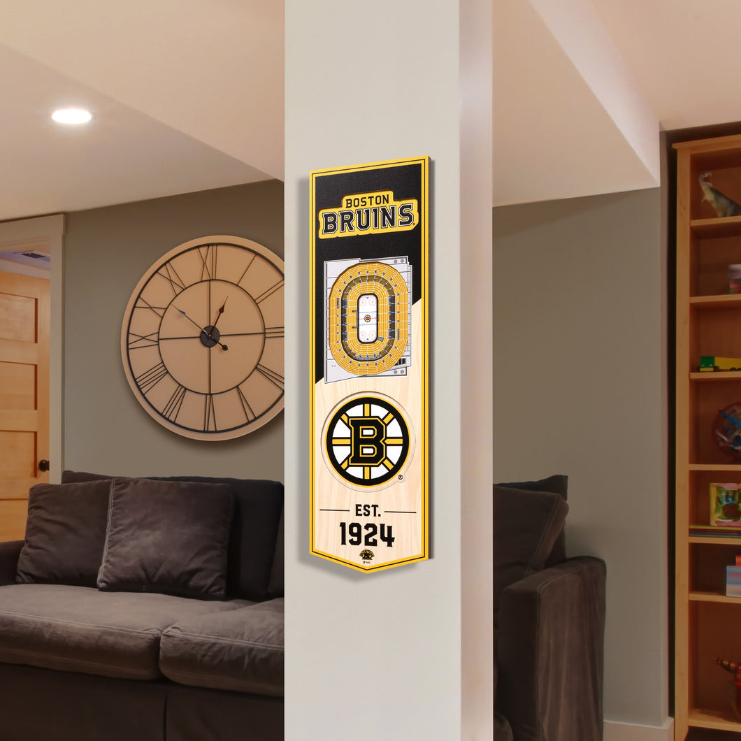 Boston Bruins TD Garden 3D Stadium Banner 