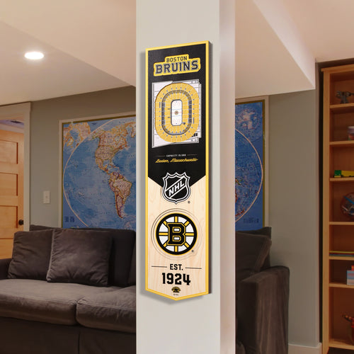 Boston Bruins TD Garden 3D Stadium Banner