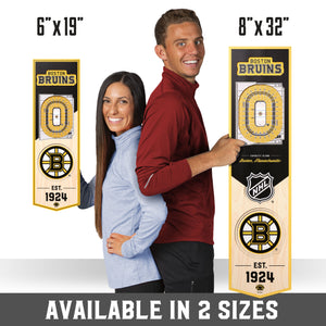 Boston Bruins TD Garden 3D Stadium Banner