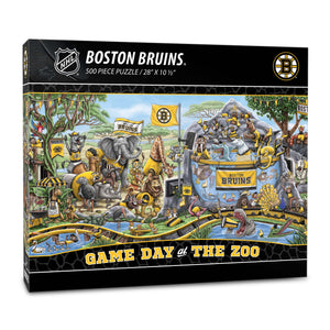 Boston Bruins Game Day At The Zoo 500 Piece Puzzle