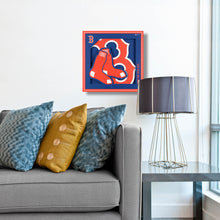 Boston Red Sox 3D Logo Series Wall Art - 12"x12"