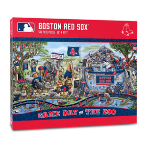 Boston Red Sox Game Day At The Zoo 500 Piece Puzzle