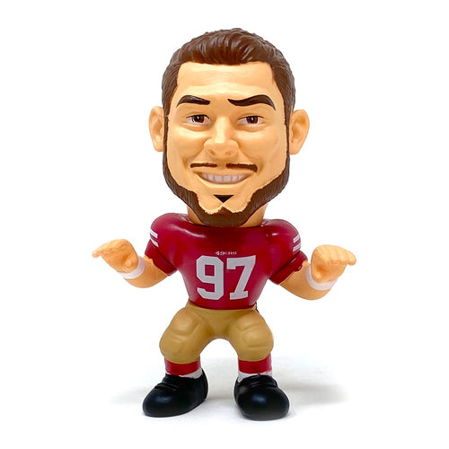 Nick Bosa San Francisco 49ers Big Shot Ballers Action Figure