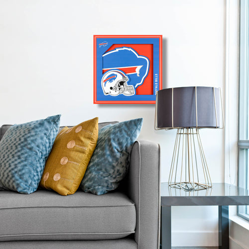 Buffalo Bills 3D Logo Series Wall Art - 12