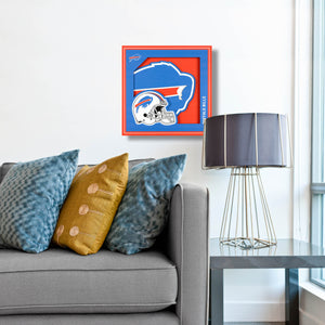 Buffalo Bills 3D Logo Series Wall Art - 12"x12"