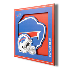 Buffalo Bills 3D Logo Series Wall Art - 12"x12"