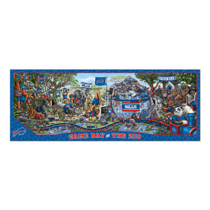 Buffalo Bills Game Day At The Zoo 500 Piece Puzzle