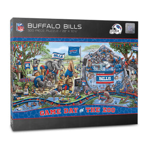 Buffalo Bills Game Day At The Zoo 500 Piece Puzzle