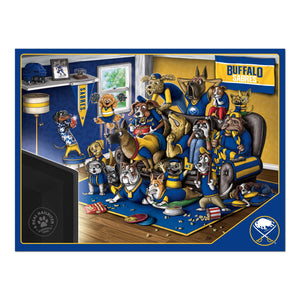 Buffalo Sabres Purebred Fans 500 Piece Puzzle - "A Real Nailbiter"