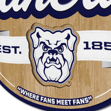 Butler Bulldogs 3D Fan Cave Wood Sign