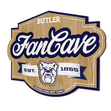 Butler Bulldogs 3D Fan Cave Wood Sign