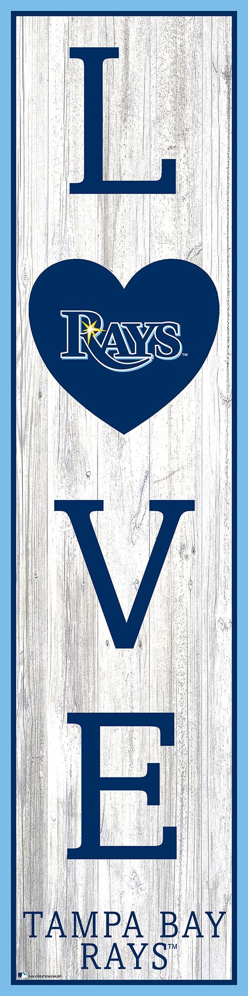 Tampa Bay Rays Love Door Leaner  6