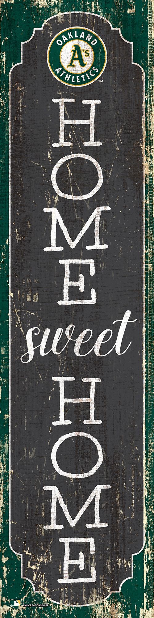 Oakland Athletics Home Sweet Home Door Leaner  6