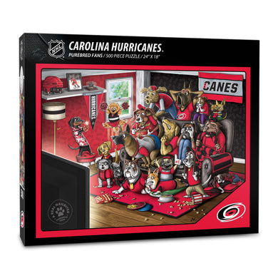 Carolina Hurricanes Purebred Fans 500 Piece Puzzle - 
