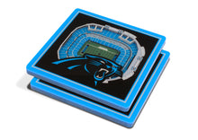 Carolina Panthers 3D StadiumViews Coaster Set