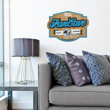 Carolina Panthers 3D Fan Cave Wood Sign