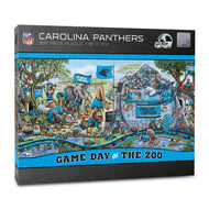 Carolina Panthers Game Day At The Zoo 500 Piece Puzzle