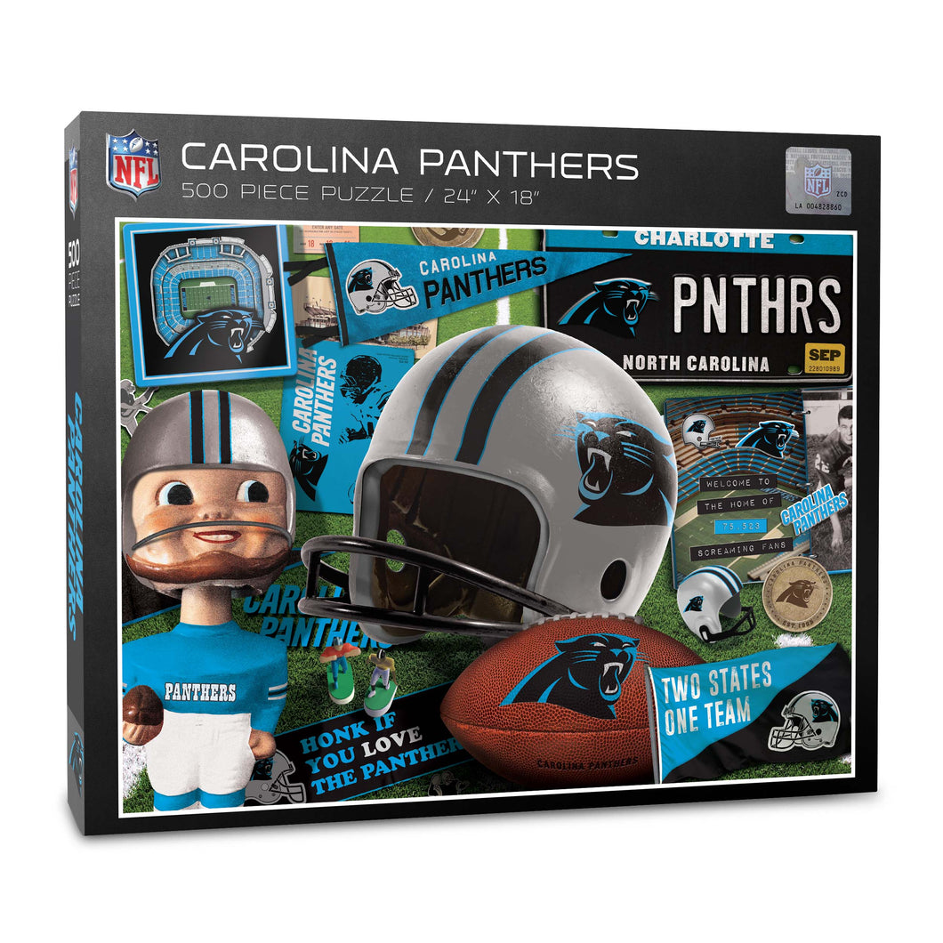 Carolina Panthers Retro Series Puzzle