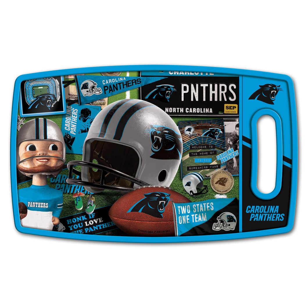 Carolina Panthers Retro Series Cutting Board