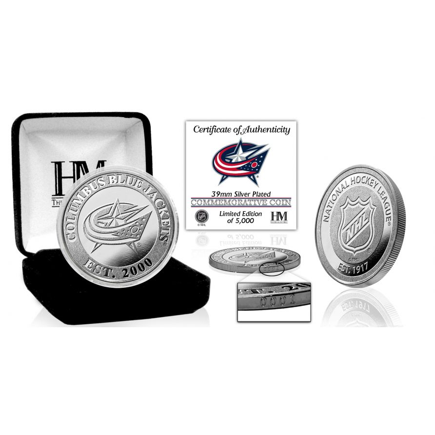 Columbus Blue Jackets Silver Mint Coin