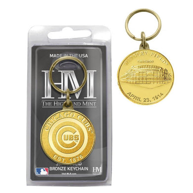 Chicago Cubs Bronze Team Keychain