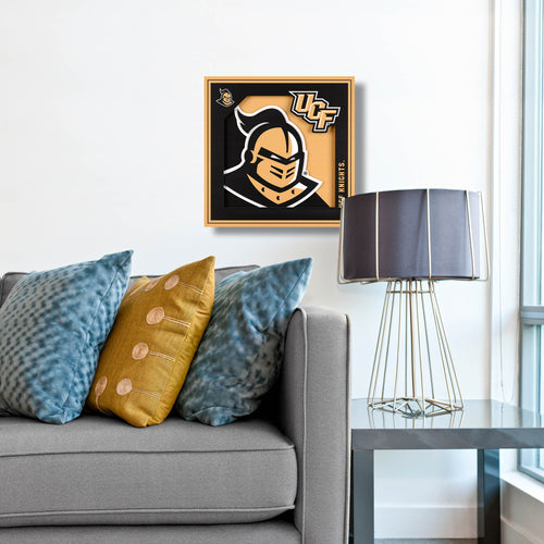 Central Florida Knights 3D Logo Series Wall Art - 12